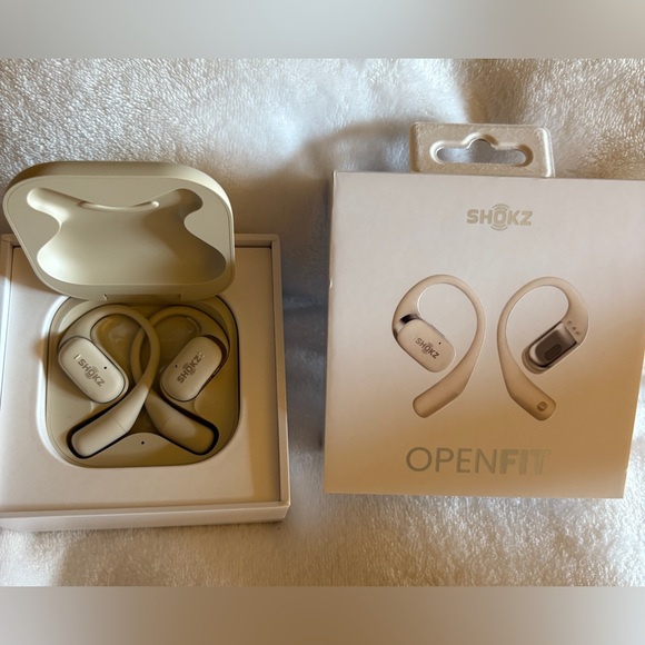 Shokz OpenFit Wireless Earbuds - Elegant Cream